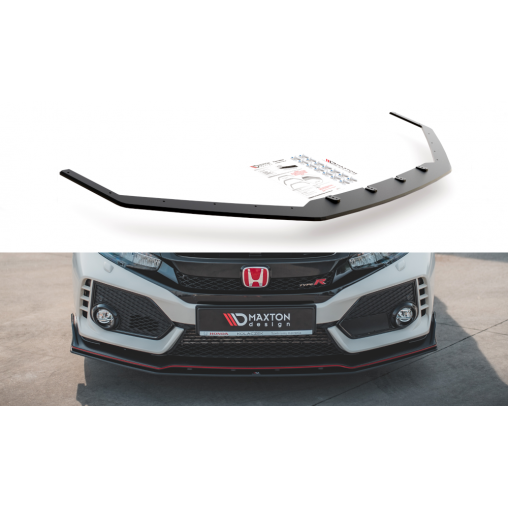 MAXTON Sport Durabilité Lame Du Pare-Chocs Avant V.2 Honda Civic X Type-R