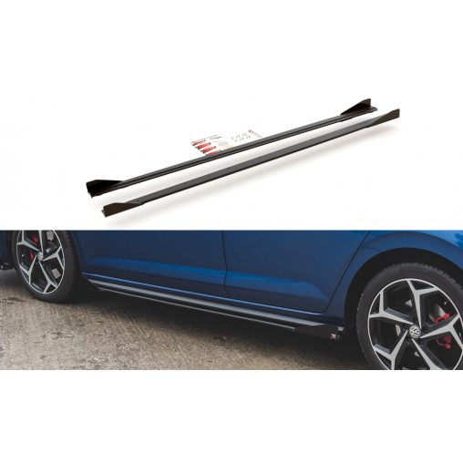 MAXTON Sports Durabilité Rajouts Des Bas De Caisse + Flaps Volkswagen Polo GTI Mk6