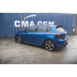 MAXTON Sports Durabilité Rajouts Des Bas De Caisse + Flaps Volkswagen Polo GTI Mk6
