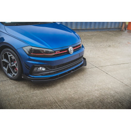 MAXTON Sport Durabilité Lame Du Pare-Chocs Avant + Flaps Volkswagen Polo GTI Mk6