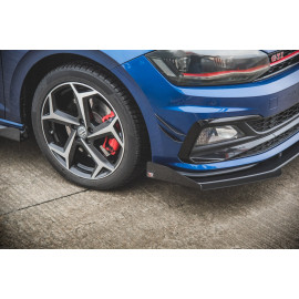 MAXTON Sport Durabilité Lame Du Pare-Chocs Avant + Flaps Volkswagen Polo GTI Mk6