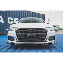 MAXTON Lame Du Pare-Chocs Avant V.3 Audi A6 S-Line / S6 C8
