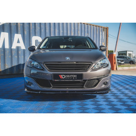 MAXTON Lame Du Pare-Chocs Avant V.2 Peugeot 308 Mk2 Facelift MAXTON Lame Du Pare-Chocs Avant V.2 Peugeot 308 Mk2 Facelift