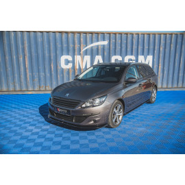 MAXTON Lame Du Pare-Chocs Avant V.2 Peugeot 308 Mk2 Facelift MAXTON Lame Du Pare-Chocs Avant V.2 Peugeot 308 Mk2 Facelift