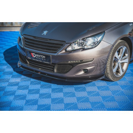 MAXTON Lame Du Pare-Chocs Avant V.2 Peugeot 308 Mk2 Facelift MAXTON Lame Du Pare-Chocs Avant V.2 Peugeot 308 Mk2 Facelift