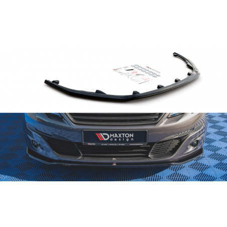 MAXTON Lame Du Pare-Chocs Avant V.1 Peugeot 308 Mk2 Facelift