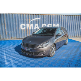 MAXTON Lame Du Pare-Chocs Avant V.1 Peugeot 308 Mk2 Facelift MAXTON Lame Du Pare-Chocs Avant V.1 Peugeot 308 Mk2 Facelift