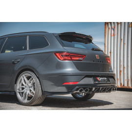 MAXTON Lames De Pare-Chocs Arrière Latérales V.3 Seat Leon Cupra Mk3 FL Sportstourer MAXTON Lames De Pare-Chocs Arrière Latérales V.3 Seat Leon Cupra Mk3 FL Sportstourer