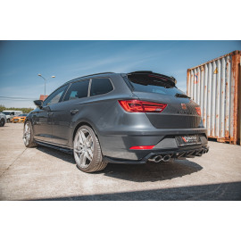 MAXTON Lames De Pare-Chocs Arrière Latérales V.3 Seat Leon Cupra Mk3 FL Sportstourer MAXTON Lames De Pare-Chocs Arrière Latérales V.3 Seat Leon Cupra Mk3 FL Sportstourer