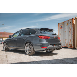 MAXTON Lames De Pare-Chocs Arrière Latérales V.2 Seat Leon Cupra Mk3 FL Sportstourer MAXTON Lames De Pare-Chocs Arrière Latérales V.2 Seat Leon Cupra Mk3 FL Sportstourer