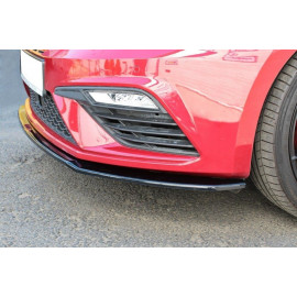 MAXTON Lame Du Pare-Chocs Avant V.2 Seat Leon Cupra / FR Mk3 FL