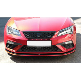 MAXTON Lame Du Pare-Chocs Avant V.3 Seat Leon Cupra / FR Mk3 FL MAXTON Lame Du Pare-Chocs Avant V.3 Seat Leon Cupra / FR Mk3 FL