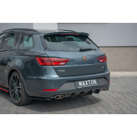 MAXTON Lame Du Pare-Chocs Arriere V.1 Seat Leon Cupra Mk3 FL Sportstourer MAXTON Lame Du Pare-Chocs Arriere V.1 Seat Leon Cupra Mk3 FL Sportstourer