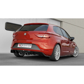 MAXTON Rajout Du Pare-Chocs Arriere V.2 Seat Leon Cupra Mk3 FL Hatchback