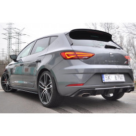 MAXTON Rajout Du Pare-Chocs Arriere V.1 Seat Leon Cupra Mk3 FL Hatchback