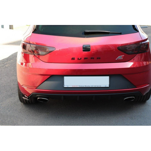 MAXTON Lames De Pare-Chocs Arrière Latérales V.2 Seat Leon Cupra Mk3 FL Hatchback MAXTON Lames De Pare-Chocs Arrière Latérales V.2 Seat Leon Cupra Mk3 FL Hatchback