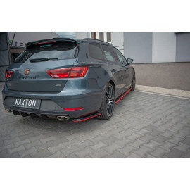 MAXTON Lame Du Pare-Chocs Arriere V.4 Seat Leon Cupra Mk3 FL Sportstourer MAXTON Lame Du Pare-Chocs Arriere V.4 Seat Leon Cupra Mk3 FL Sportstourer