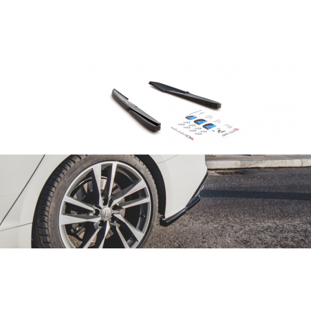 MAXTON Lames De Pare-Chocs Arrière Latérales Audi S5 / A5 S-Line Sportback F5 Facelift