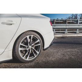 MAXTON Lames De Pare-Chocs Arrière Latérales Audi S5 / A5 S-Line Sportback F5 Facelift