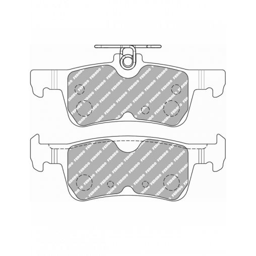 Plaquettes de frein FERODO DS2500 arrière Ford Fiesta MK7 2017-