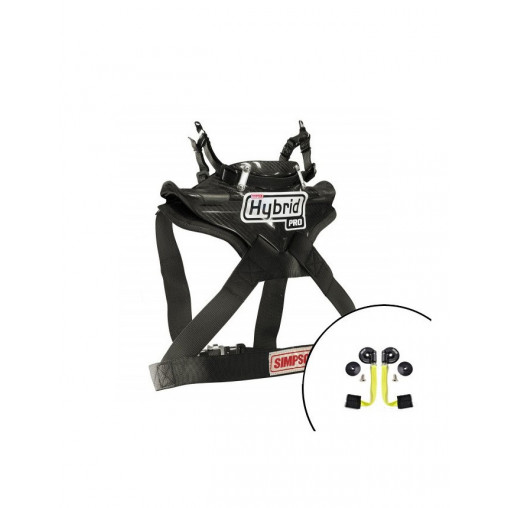 Système HYBRID SIMPSON PRO SLIDE LITE Quick Release FIA Clips Hans