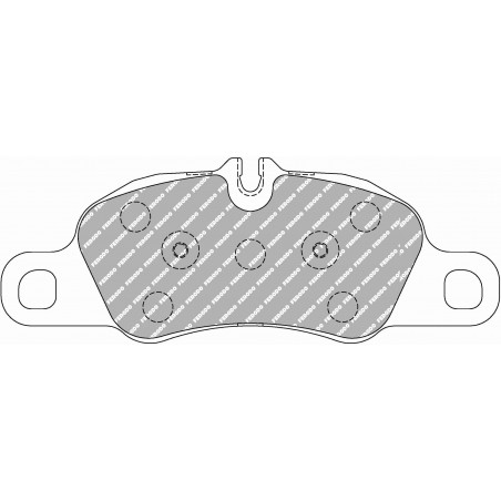 Plaquettes de frein Ferodo DS2500 avant pour PORSCHE Boxster 2.0 04.16 - étrier BREMBO