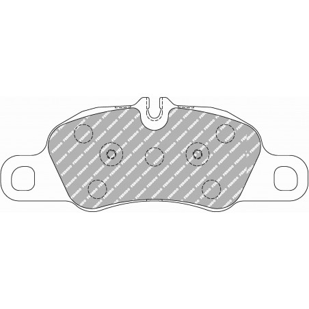 Plaquettes de frein Ferodo DSUNO avant pour PORSCHE Boxster 2.0 04.16 - étrier BREMBO