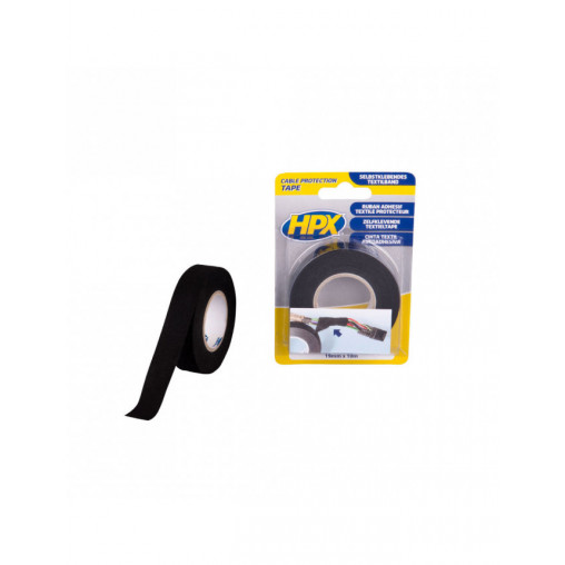 Protection de câblage HPX noir 19mm x 10m