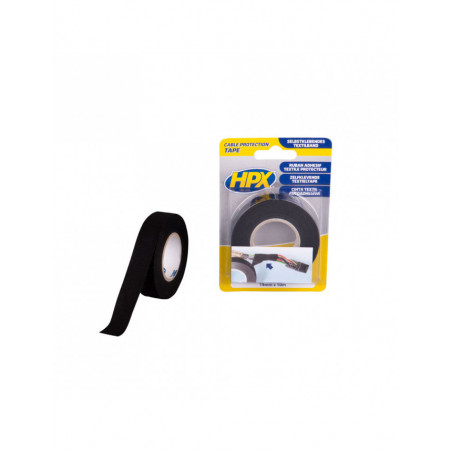 Protection de câblage HPX noir 19mm x 10m