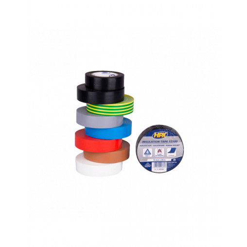 Ruban isolant HPX PVC VDE assorti 19mm x 20m lot de 10