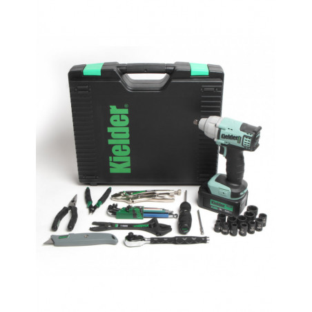 Clé à choc Kielder® 18V 3/8" Tech Kit + mallette