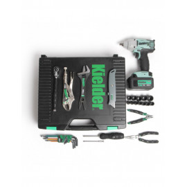 Clé à choc Kielder® 18V 3/8" Tech Kit + mallette