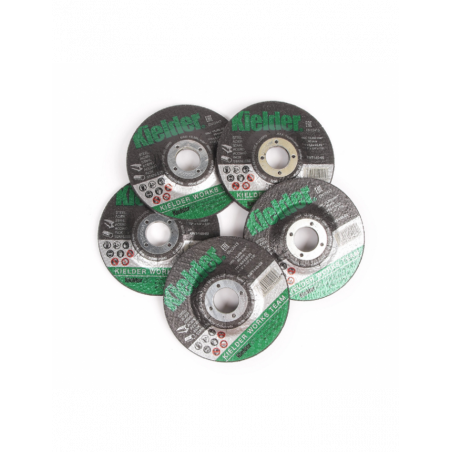 Disques de meulage KIELDER Dia 115mm x Ep 6mm x Al 22,2mm (x5 pièces)