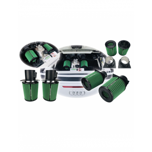 Filtres à air remplacement d'origine Green Filter Audi R8 5,2 V10 09- (x2 filtres)