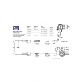 Raccord Rapide Mâle Paoli 3/8" Diamètre intérieur 10.4mm