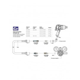 Raccord Rapide Femelle Paoli 3/8"