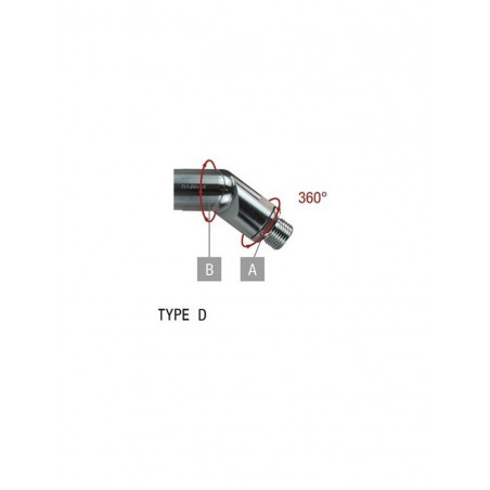 Raccord Mâle/Femelle Paoli 3/8" BSP 360°