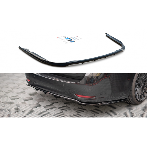 MAXTON Central Arriere Splitter (avec une barre verticale) Toyota Avensis Mk3 Facelift MAXTON Central Arriere Splitter (avec une barre verticale) Toyota Avensis Mk3 Facelift