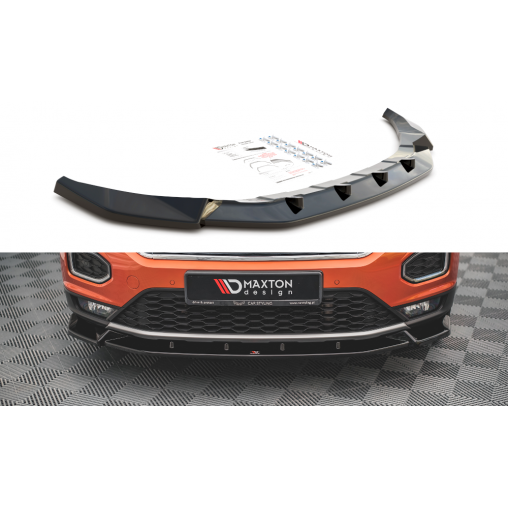 MAXTON Lame Du Pare-Chocs Avant V.2 Volkswagen T-Roc Mk1 MAXTON Lame Du Pare-Chocs Avant V.2 Volkswagen T-Roc Mk1
