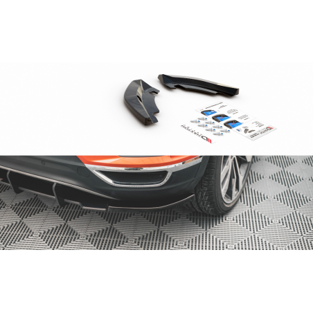 MAXTON Lames De Pare-Chocs Arrière Latérales Volkswagen T-Roc Mk1