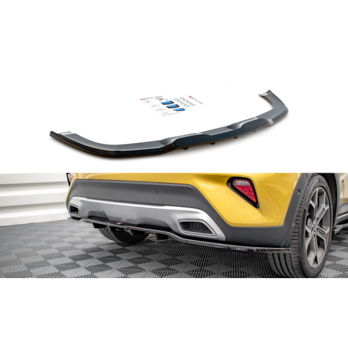 MAXTON Central Arriere Splitter (avec une barre verticale) Kia XCeed Mk1