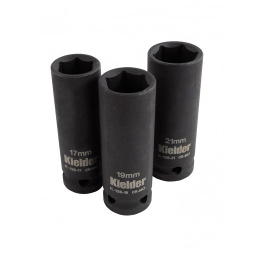 Set de Douilles Kielder 3 pièces 1/2" 17/19/21mm