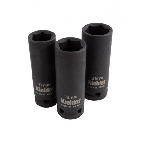 Set de Douilles Kielder 3 pièces 1/2" 17/19/21mm