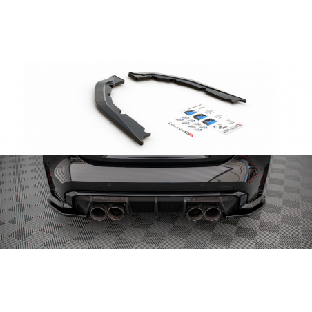 MAXTON Lames De Pare-Chocs Arrière Latérales BMW M4 G82