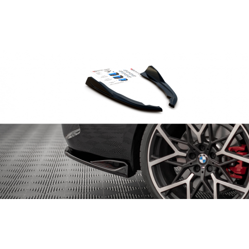 MAXTON Lames De Pare-Chocs Arrière Latérales V.2 BMW 4 M-Pack G22 MAXTON Lames De Pare-Chocs Arrière Latérales V.2 BMW 4 M-Pack G22