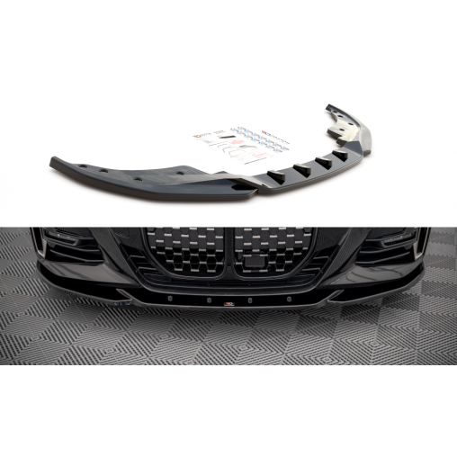 MAXTON Lame Du Pare-Chocs Avant V.4 BMW 4 M-Pack G22 MAXTON Lame Du Pare-Chocs Avant V.4 BMW 4 M-Pack G22
