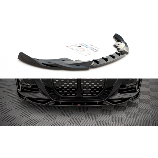 MAXTON Lame Du Pare-Chocs Avant V.2 BMW 4 M-Pack G22 MAXTON Lame Du Pare-Chocs Avant V.2 BMW 4 M-Pack G22
