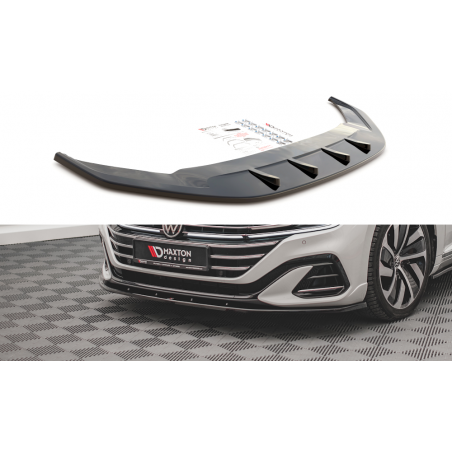 MAXTON Lame Du Pare-Chocs Avant V.2 Volkswagen Arteon R-Line Facelift