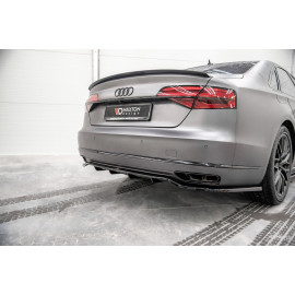 MAXTON Central Arriere Splitter (avec une barre verticale) Audi A8 D4 Facelift MAXTON Central Arriere Splitter (avec une barre verticale) Audi A8 D4 Facelift