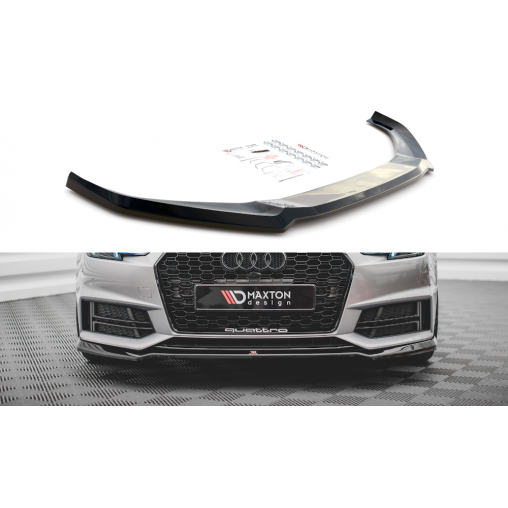 MAXTON Lame Du Pare-Chocs Avant V.4 Audi S4 / A4 S-Line B9 MAXTON Lame Du Pare-Chocs Avant V.4 Audi S4 / A4 S-Line B9